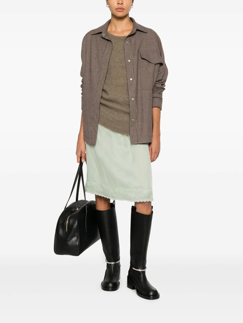 NINE IN THE MORNING CHECK OVERSHIRT